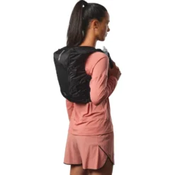 Gilet da trail Salomon Active Skin 12 Women Set Black Metal