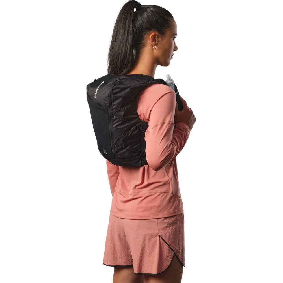 Gilet da trail Salomon Active Skin 12 Women Set Black Metal