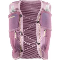 Gilet da trail Salomon Active Skin 12 Women Set Dawn Pink Dusky Orchid Butterly