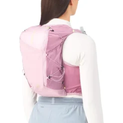 Gilet da trail Salomon Active Skin 12 Women Set Dawn Pink Dusky Orchid Butterly