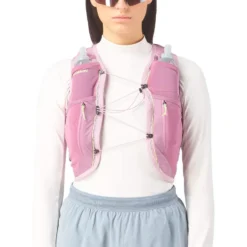 Gilet da trail Salomon Active Skin 12 Women Set Dawn Pink Dusky Orchid Butterly