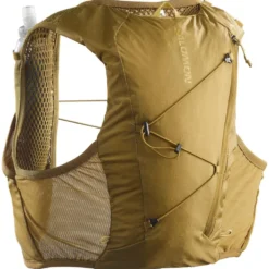 Gilet da trail Salomon Active Skin 4 Set Brillant Olive Willow