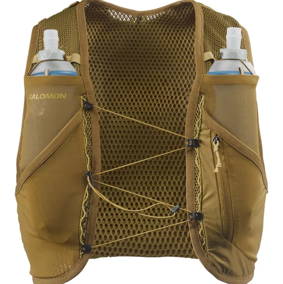 Gilet da trail Salomon Active Skin 4 Set Brillant Olive Willow