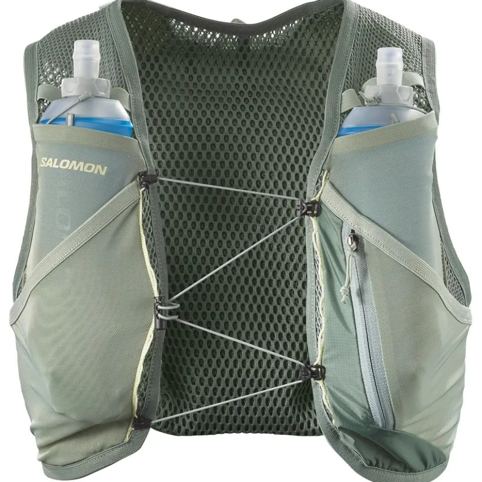Gilet da trail Salomon Active Skin 4 Set Laurel Wreath Lily Pad Aloe Wash