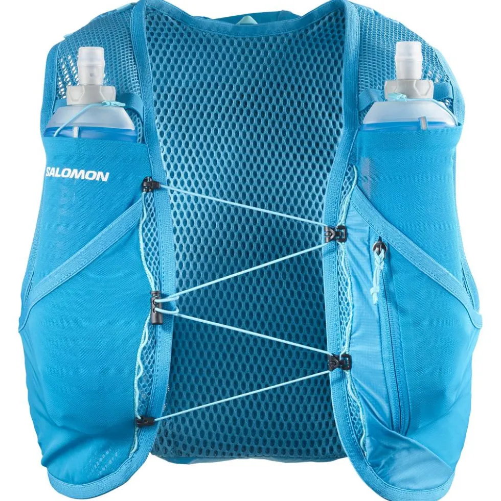 Gilet da trail Salomon Active Skin 8 Set Blue Danube Blue Curacao