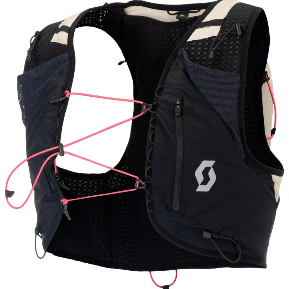 Gilet da trail Scott Endurance Tr' 6 Backpack Cotton White Black