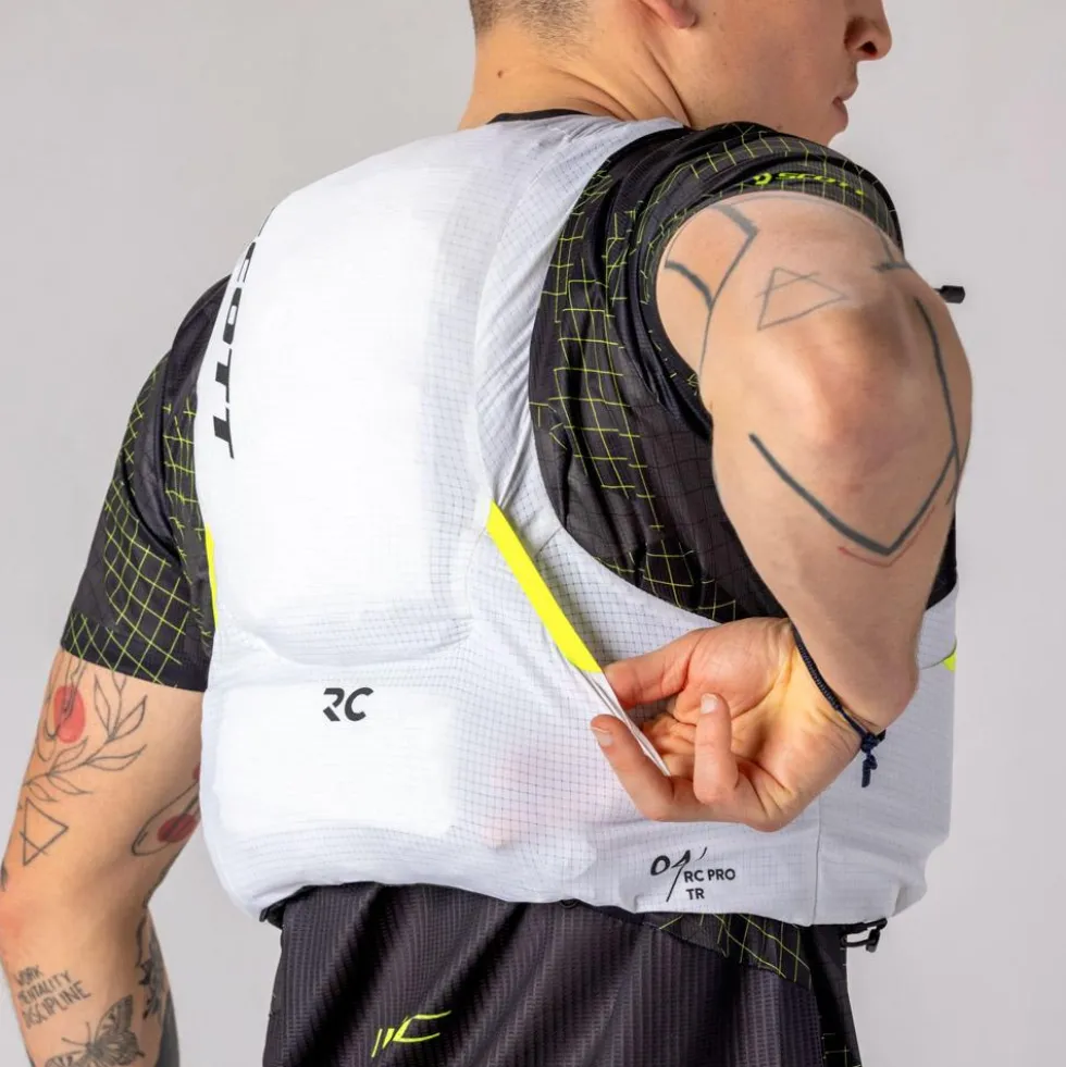 Gilet da trail Scott Rc Pro Tr' 4 Hydration Backpack White Black