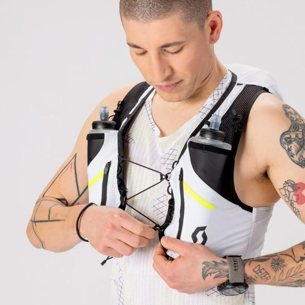 Gilet da trail Scott Rc Pro Tr' 10 Hydration Backpack White Black