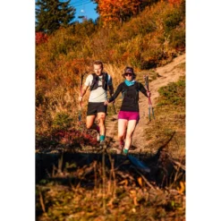 Gilet da trail TSL Finisher 5 + 2 Flasks Souples 500 ml Black Pink