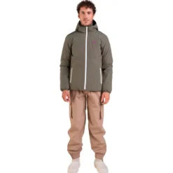 Giubbotto Street Flotte Charonne Kaki Ombre