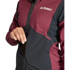 Giubbotto tecnico adidas W Terrex Techrock Softshell Jkt Shared Black