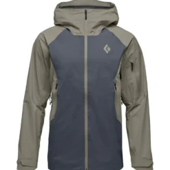 Giubbotto tecnico Black Diamond M Recon Stretch LT Shell Smoke Carbon