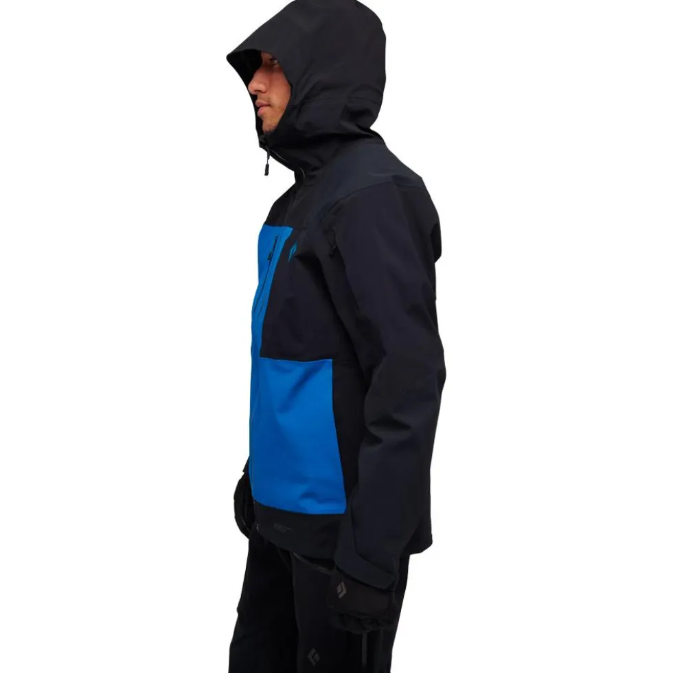 Giubbotto tecnico Black Diamond M Recon Stretch Pro Shell Black Kingfisher