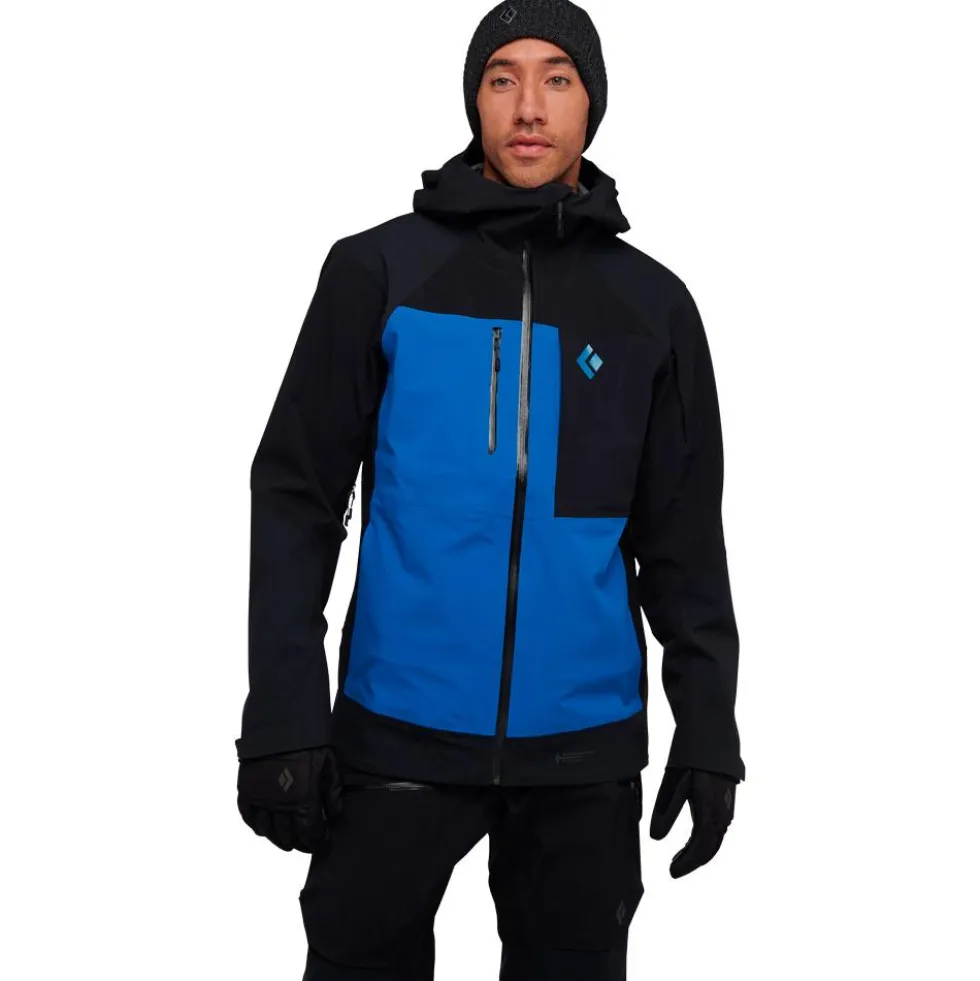 Giubbotto tecnico Black Diamond M Recon Stretch Pro Shell Black Kingfisher