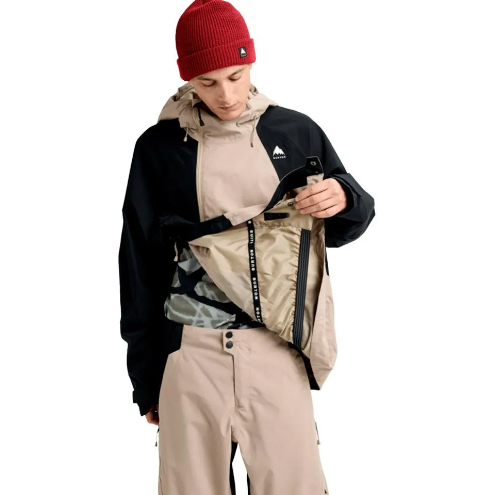 Giubbotto tecnico Burton Reserve 2L Relaxed Summit Taupe True Black