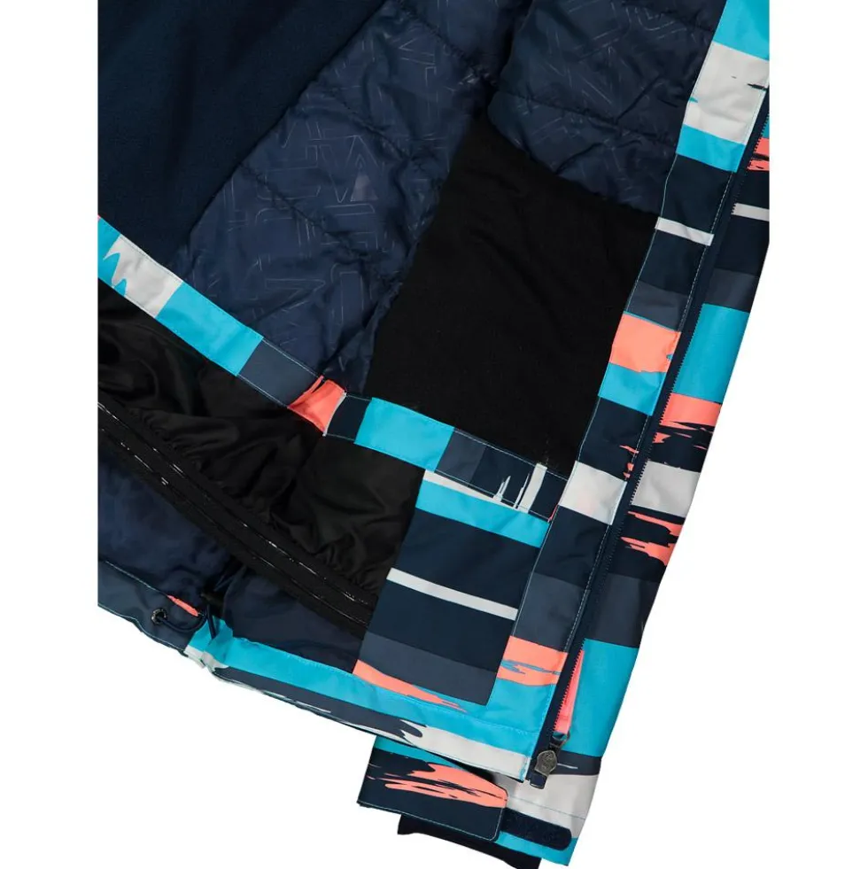 Giubbotto tecnico CMP Kid Girl Jacket Snaps Hood Topazio Bianco Lotus