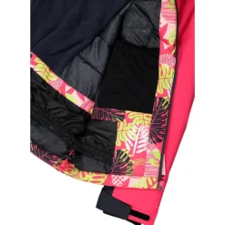 Giubbotto tecnico CMP Kid Girl Jacket Snaps Hood Carminio Pink