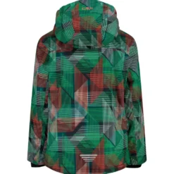 Giubbotto tecnico CMP Kid Jacket Snaps Hood Deep Mint Alipne Tango