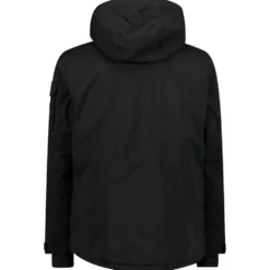 Giubbotto tecnico CMP Man Jacket Fix Hood Nero