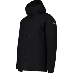 Giubbotto tecnico CMP Man Jacket Fix Hood Nero
