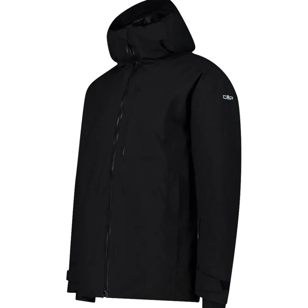 Giubbotto tecnico CMP Man Jacket Fix Hood Nero