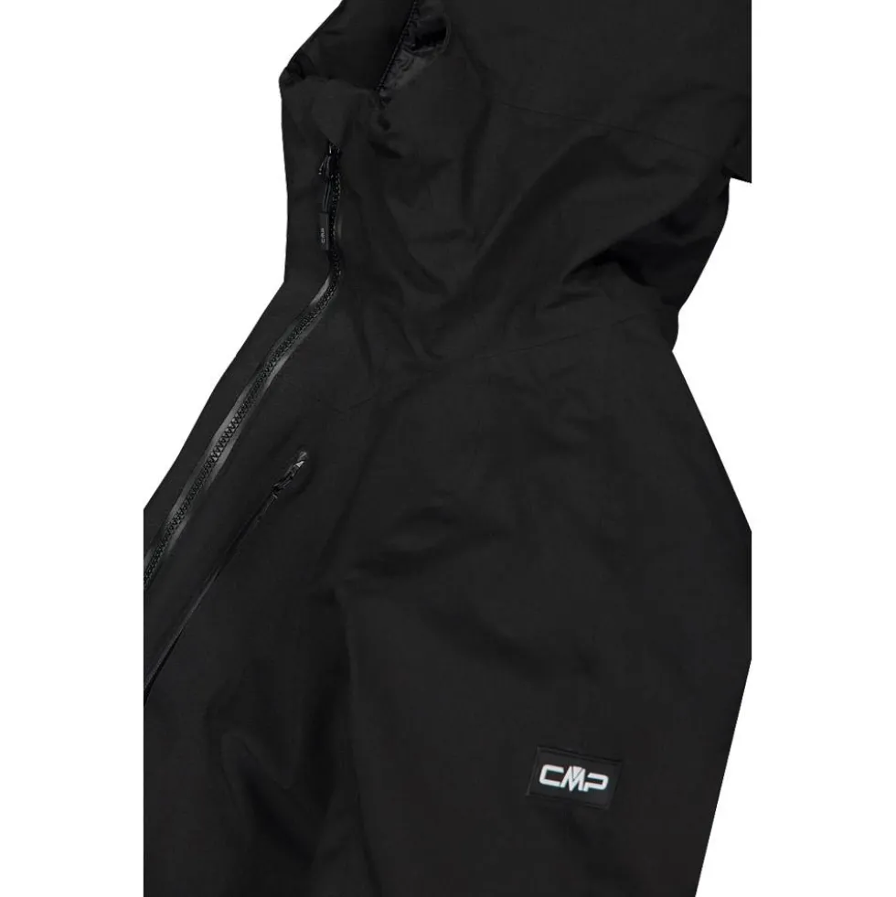 Giubbotto tecnico CMP Man Jacket Fix Hood Nero