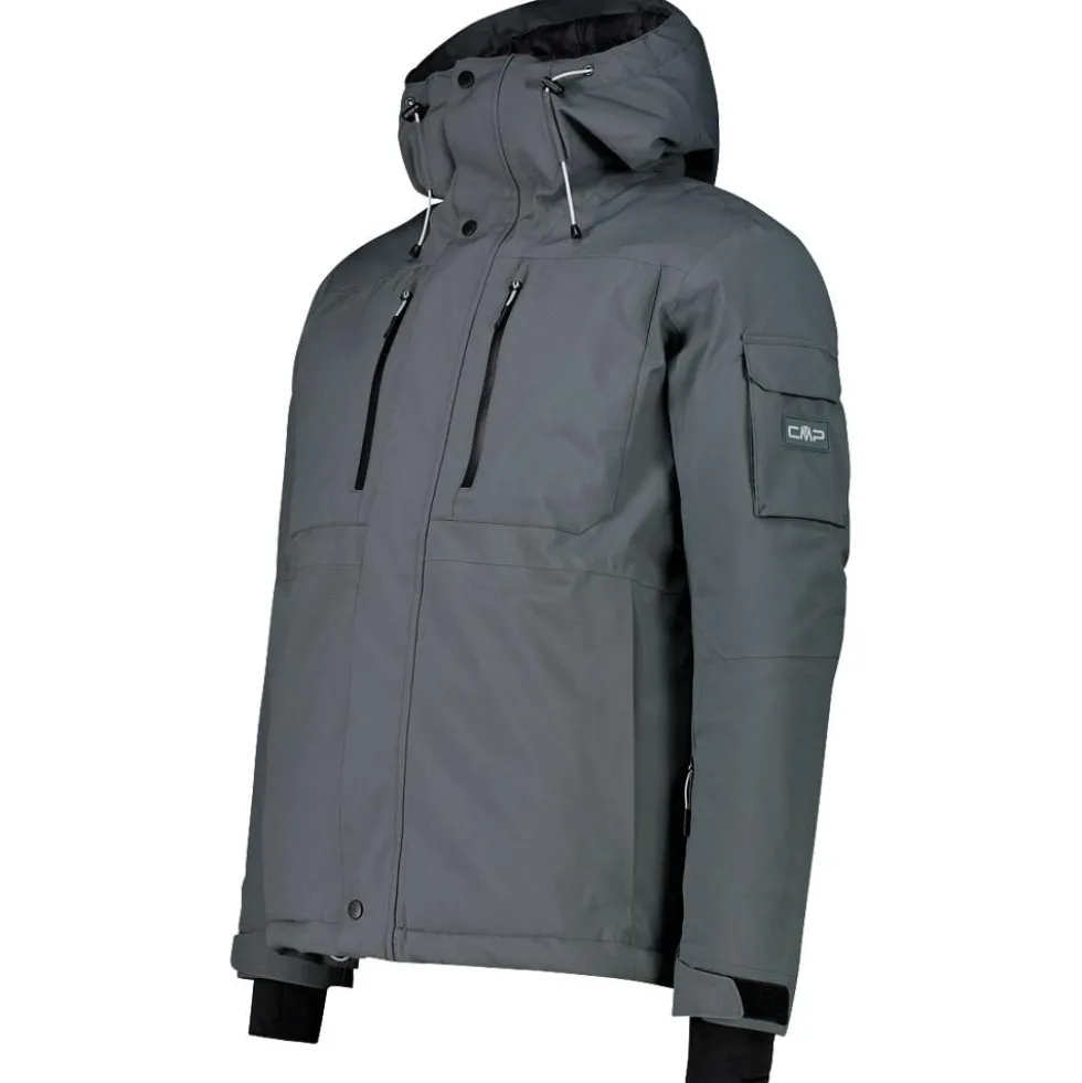 Giubbotto tecnico CMP Man Jacket Fix Hood Grey
