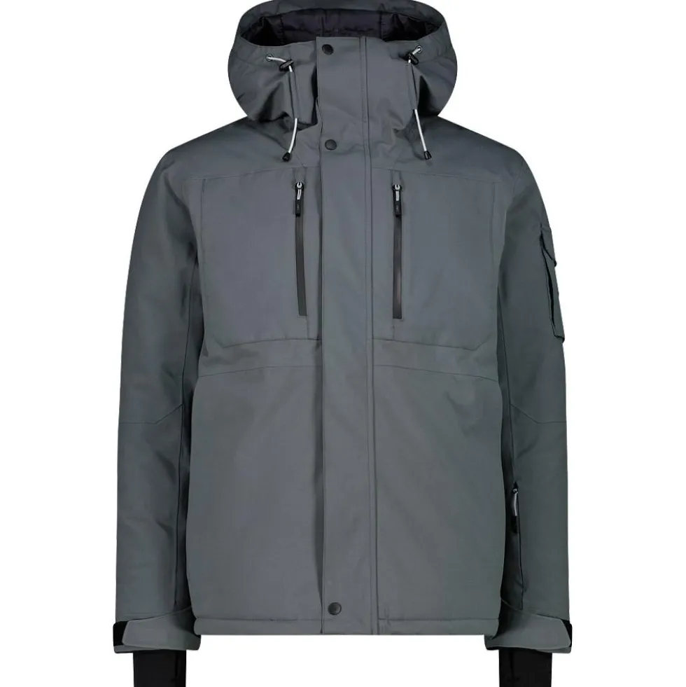 Giubbotto tecnico CMP Man Jacket Fix Hood Grey