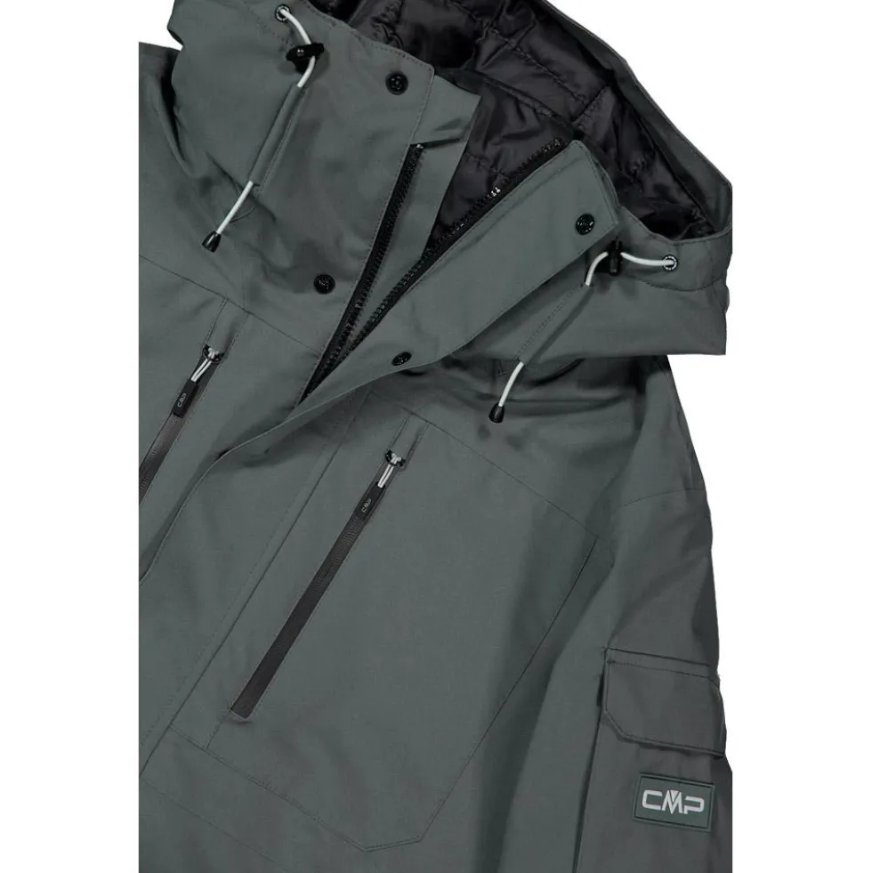 Giubbotto tecnico CMP Man Jacket Fix Hood Grey