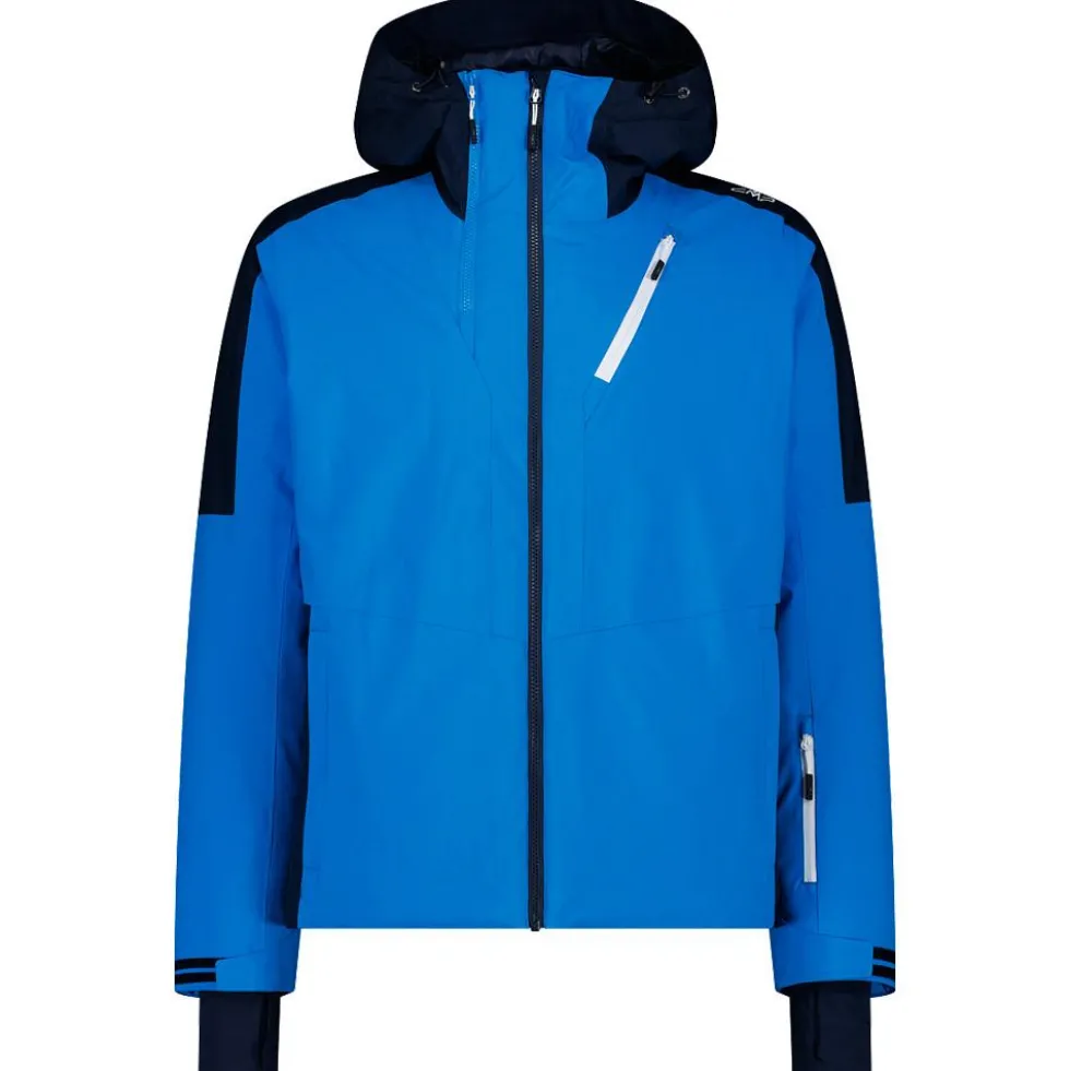 Giubbotto tecnico CMP Man Jacket Fix Hood Royal Blue