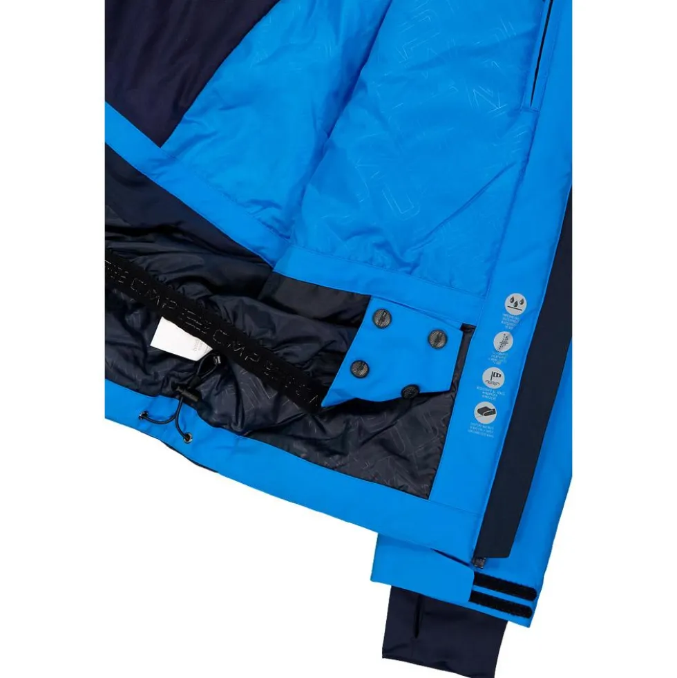 Giubbotto tecnico CMP Man Jacket Fix Hood Royal Blue
