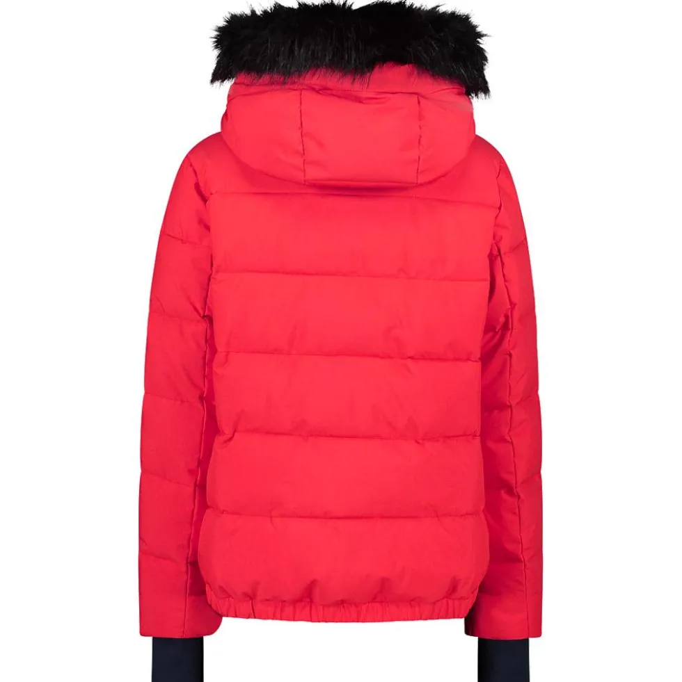 Giubbotto tecnico CMP Woman Jacket Fix Hood Corallo