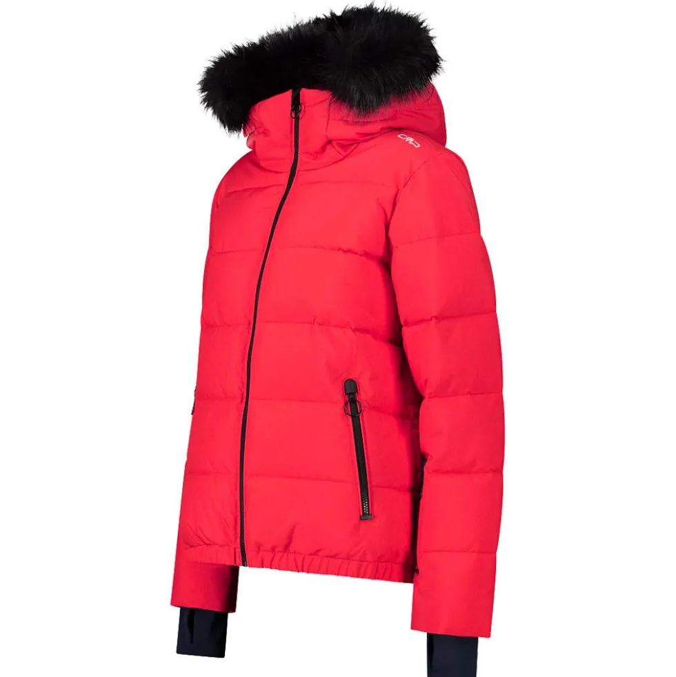 Giubbotto tecnico CMP Woman Jacket Fix Hood Corallo