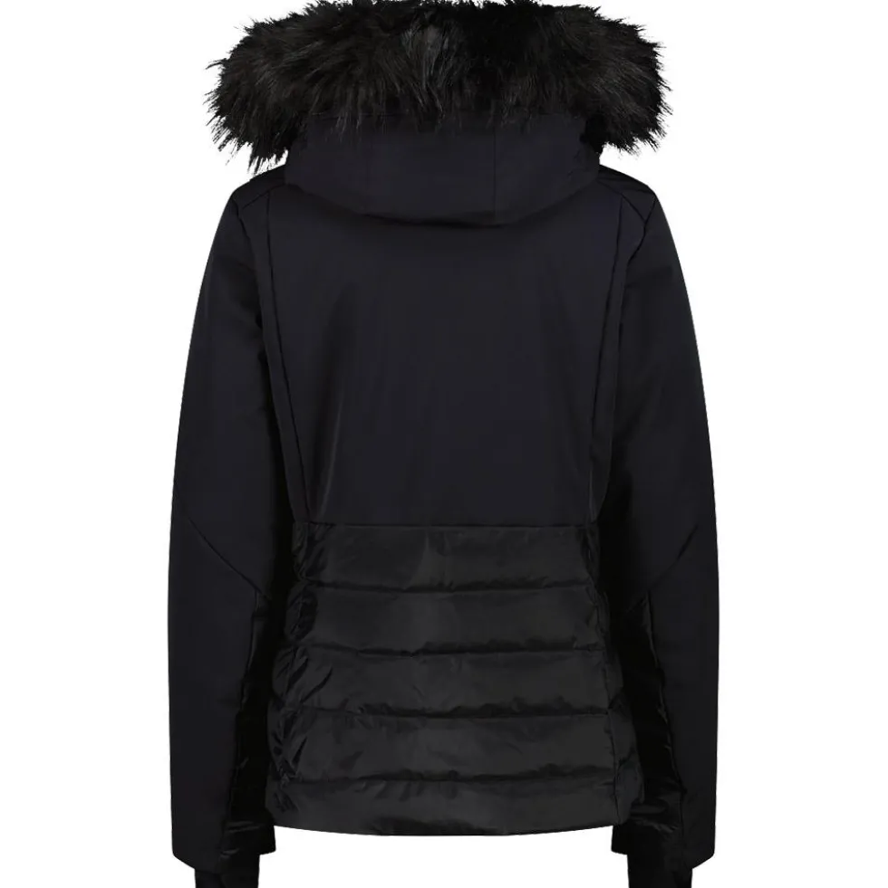 Giubbotto tecnico CMP Woman Jacket Zip Hood Nero