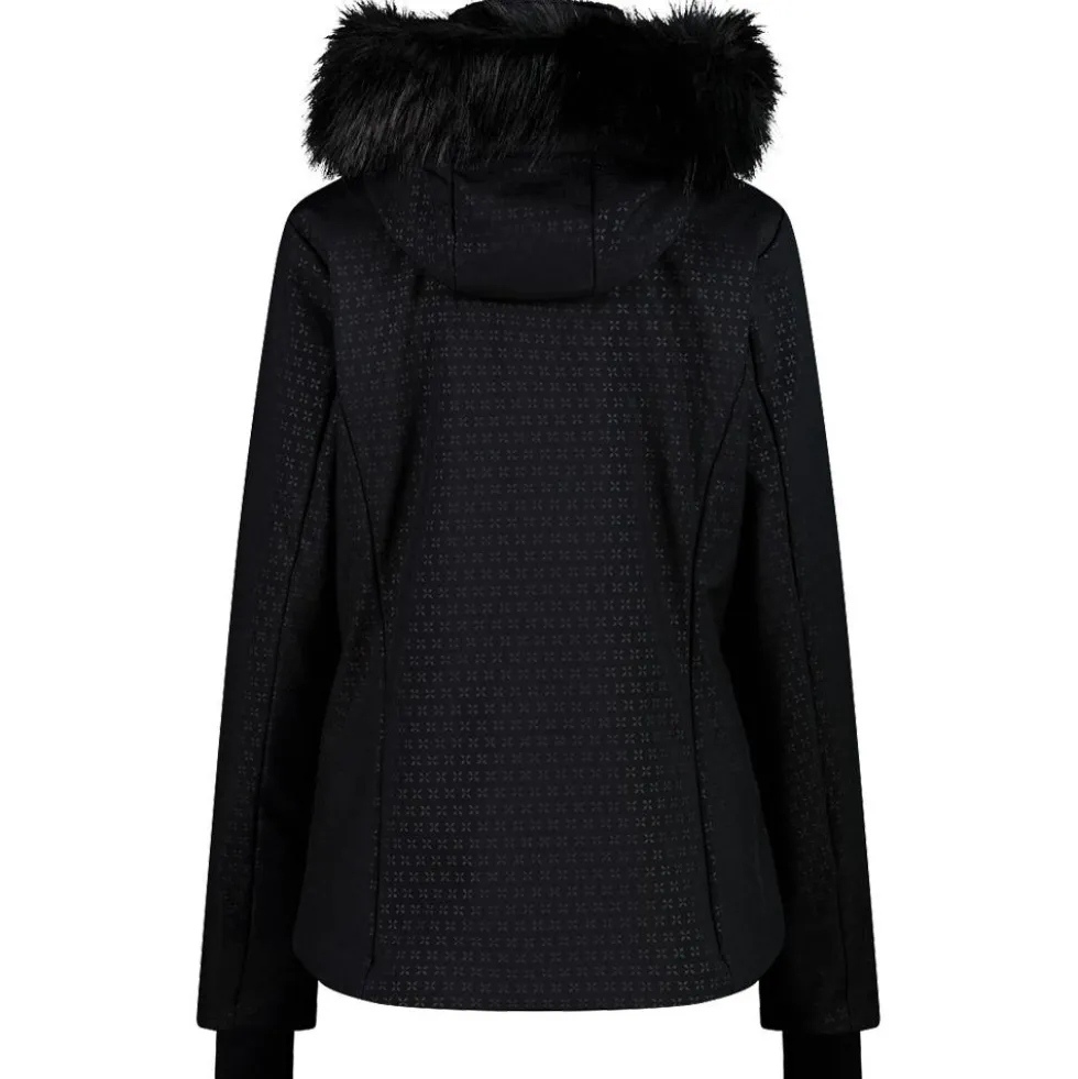 Giubbotto tecnico CMP Woman Jacket Zip Hood Nero