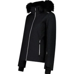 Giubbotto tecnico CMP Woman Jacket Zip Hood Nero