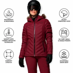 Giubbotto tecnico Columbia Bird Mountain III Insulated Rich Wine
