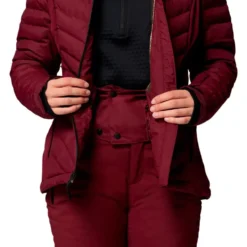 Giubbotto tecnico Columbia Bird Mountain III Insulated Rich Wine