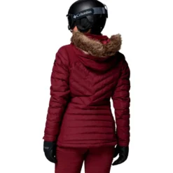 Giubbotto tecnico Columbia Bird Mountain III Insulated Rich Wine