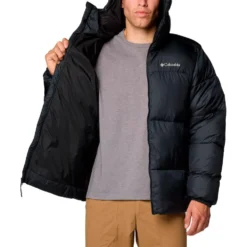Giubbotto tecnico Columbia Puffect II Hooded Jkt Black