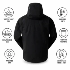 Giubbotto tecnico DARE2B Eagle III Jacket Black