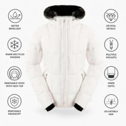 Giubbotto tecnico DARE2B Glamorize VI Jacket Egret