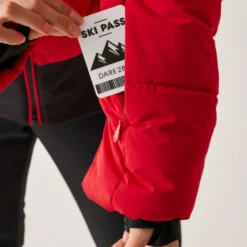 Giubbotto tecnico DARE2B Glitz Padded Ski True Red Black