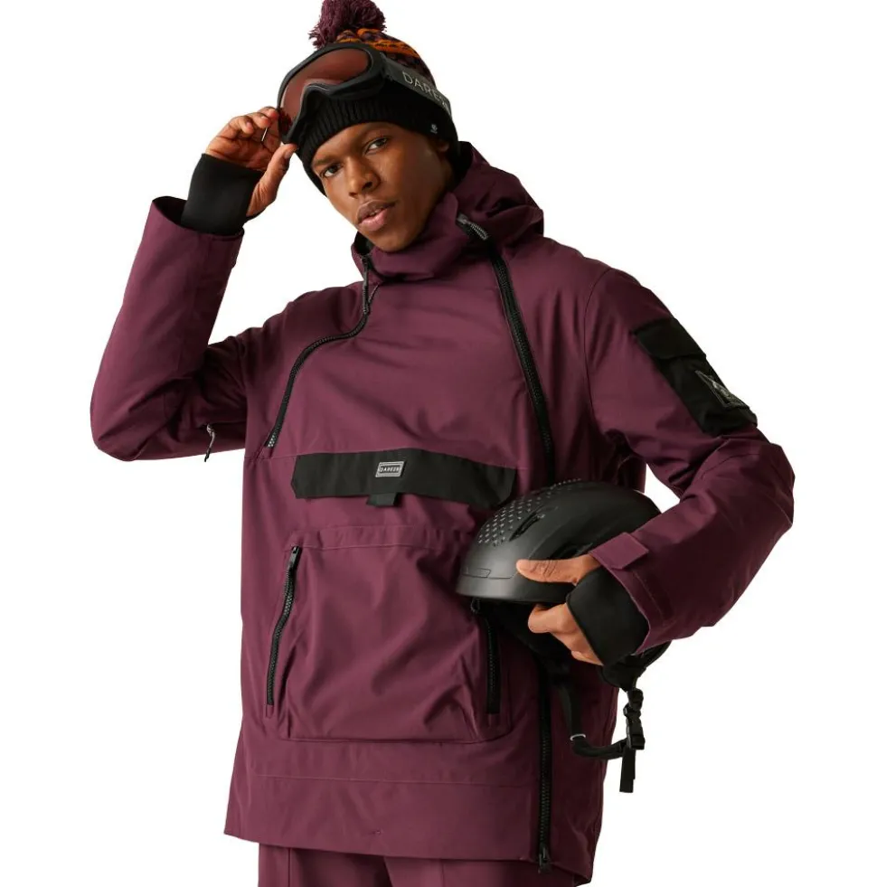 Giubbotto tecnico DARE2B T-Bar Overhead II Jacket Fig Black