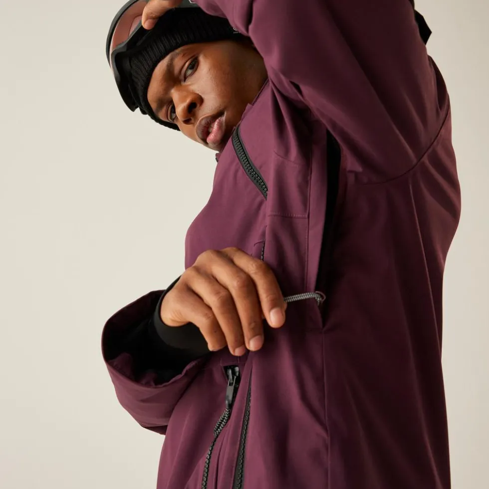 Giubbotto tecnico DARE2B T-Bar Overhead II Jacket Fig Black
