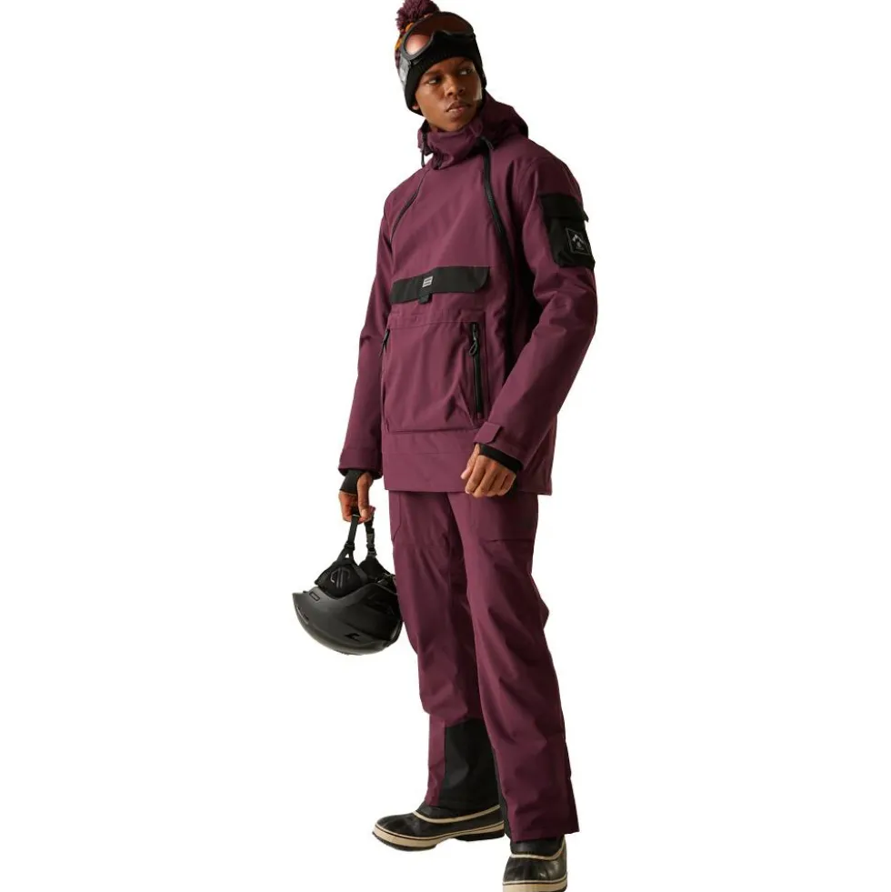 Giubbotto tecnico DARE2B T-Bar Overhead II Jacket Fig Black