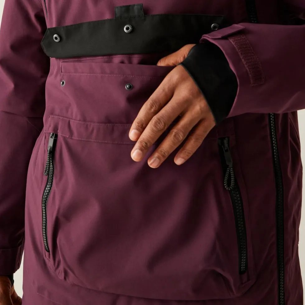 Giubbotto tecnico DARE2B T-Bar Overhead II Jacket Fig Black