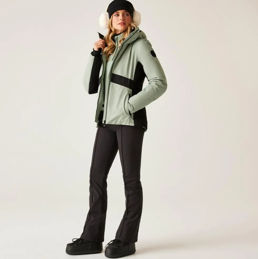 Giubbotto tecnico DARE2B W's Issy Glacier Green Black