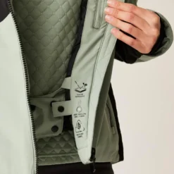 Giubbotto tecnico DARE2B W's Issy Glacier Green Black