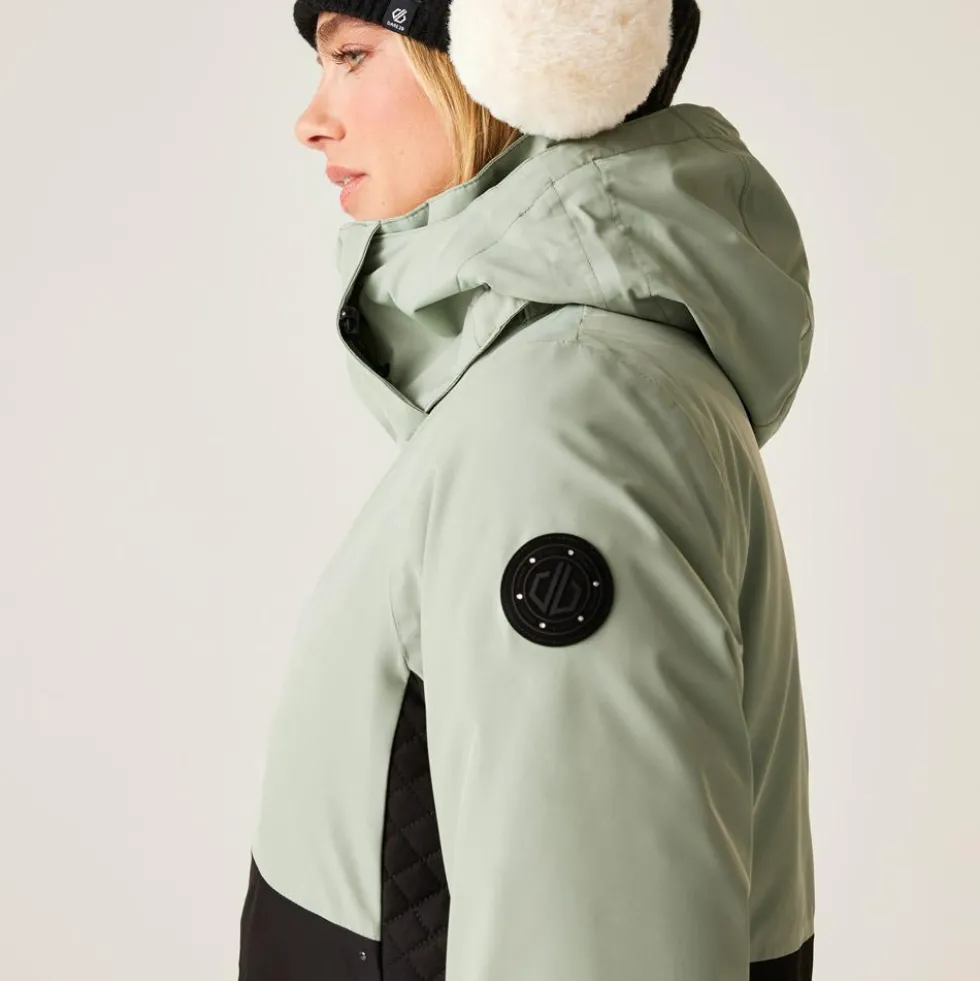 Giubbotto tecnico DARE2B W's Issy Glacier Green Black